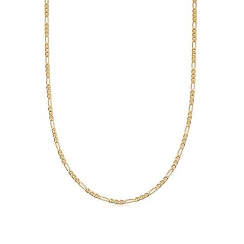 Gold Curb Chain Necklaces